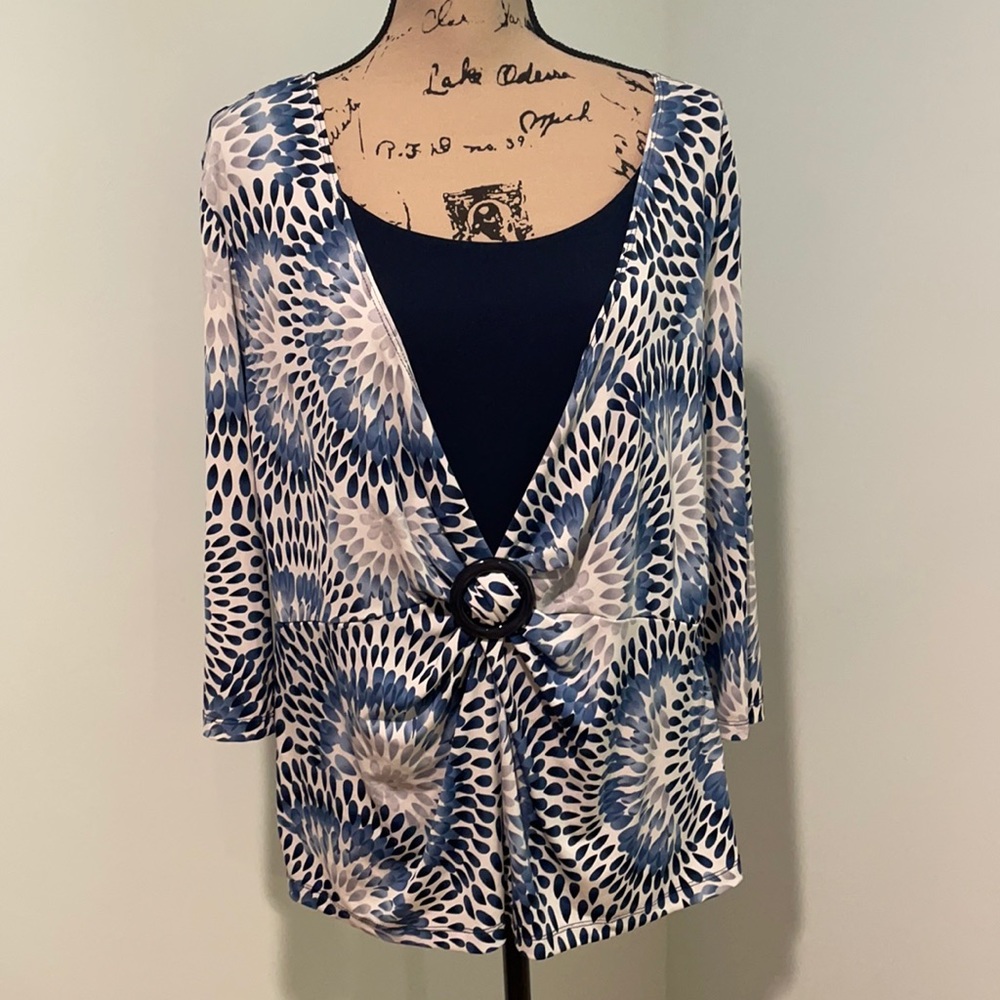 Briggs New York blouse size XL